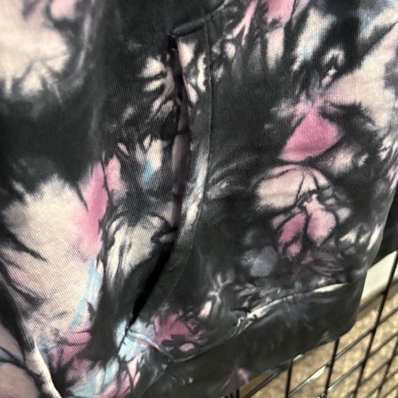 Kangol Blue and Gray Tie-Dye Hoodie - Picture 8 of 8